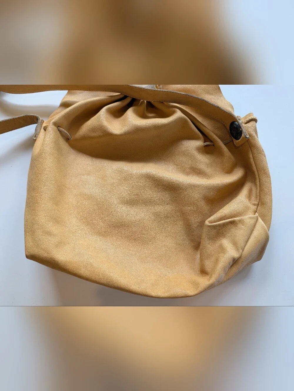 Leather Butter Soft Carmel Color Handmade Purse 🤩 Unique!